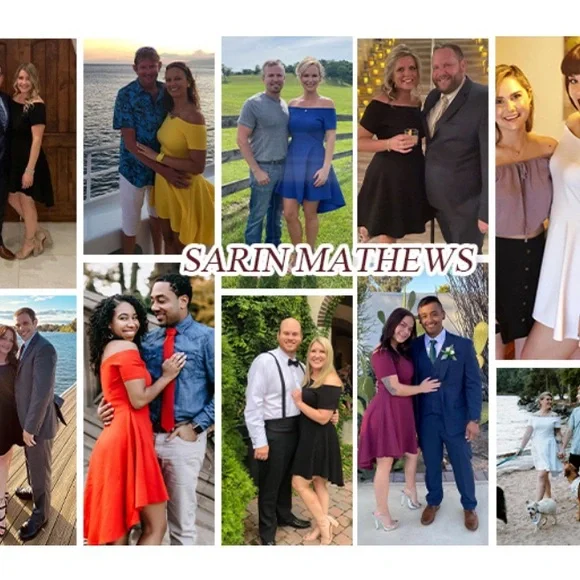 🩷Sarin Mathews off the shoulder figure flattering dress!! - Picture 5 of 5